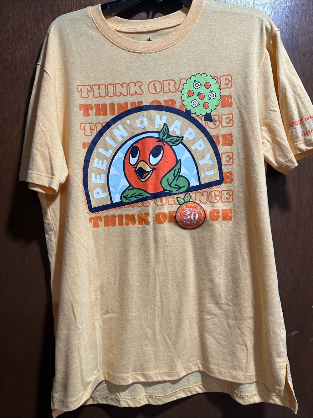 2025 Epcot Flower & Garden with Orange Bird tee